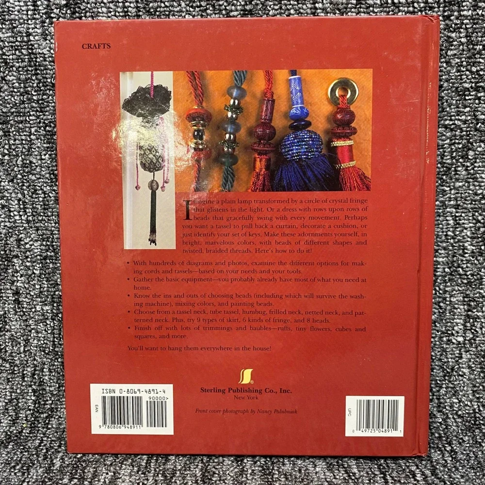 Sterling Beaded Tassels Braids Fringes Book Red Valerie Campbell Harding Guide